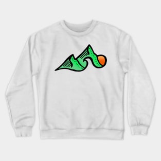 Mountain and Wave Crewneck Sweatshirt